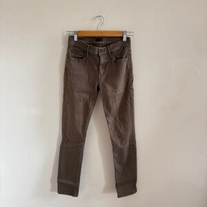 MOTHER The Muse Skinny Jeans Malachite Green 26